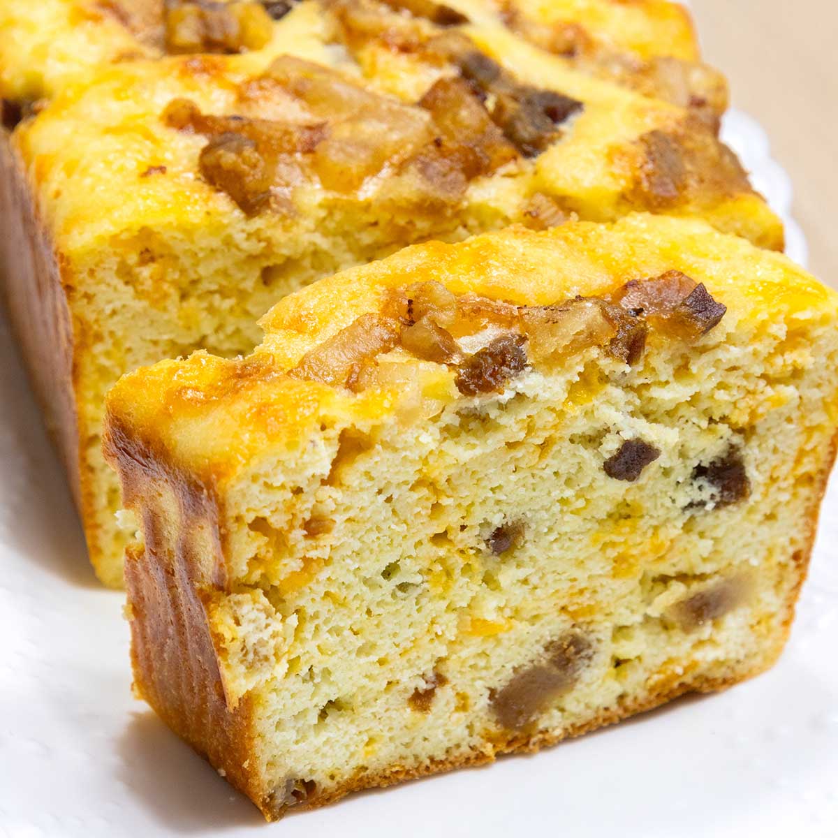 Gluten Free Cheddar & Bacon Bread