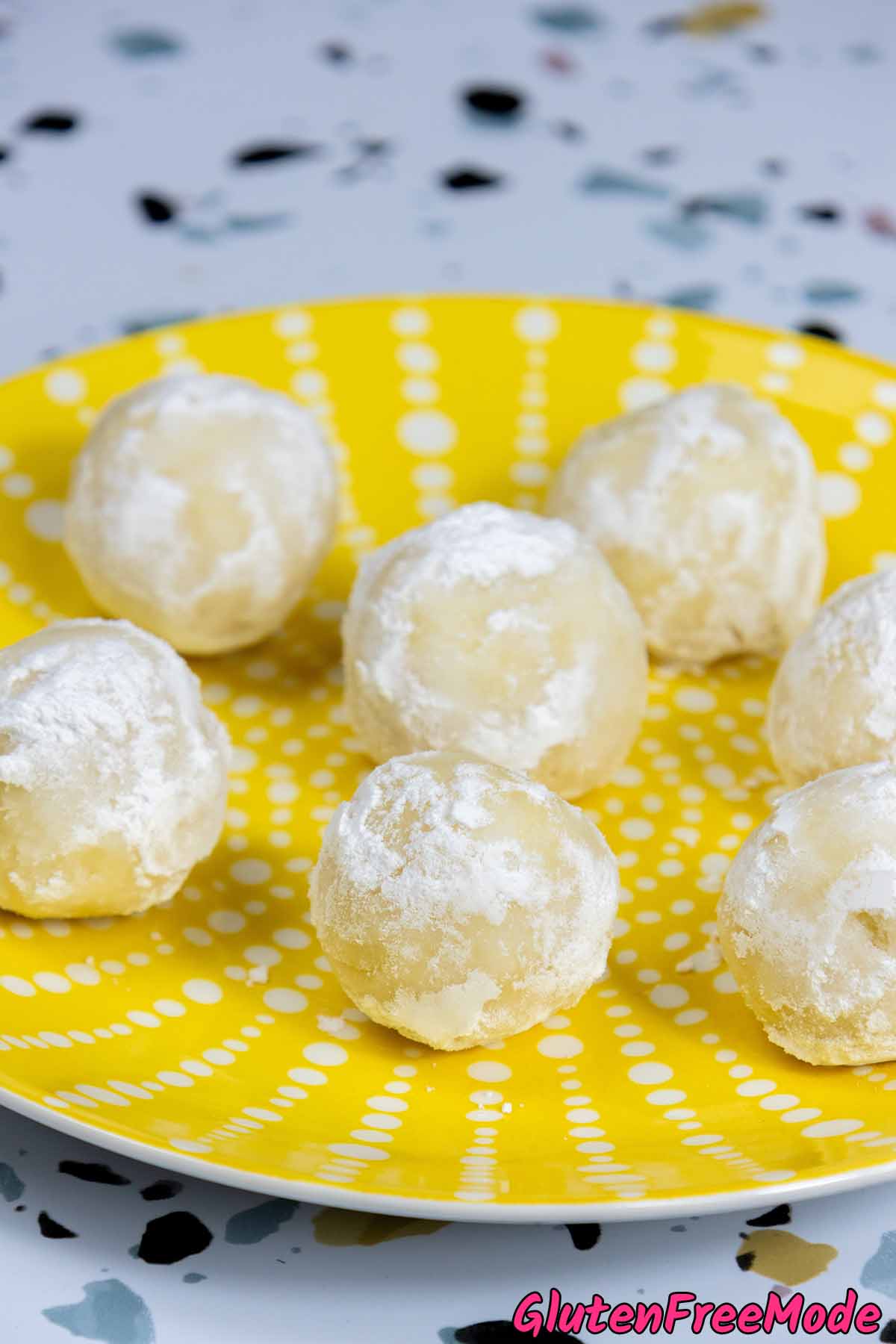 Gluten Free No Bake Snowball Cookies