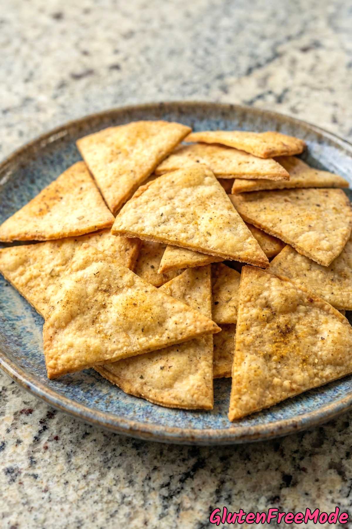 Savory almond flour tortilla chips gluten free