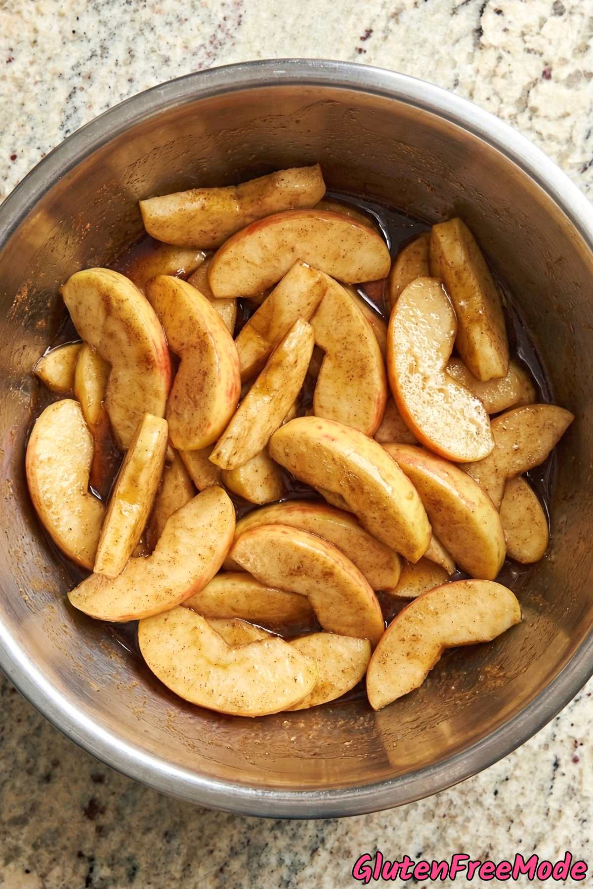 Gluten Free Apple Pecan Crisp Step 2