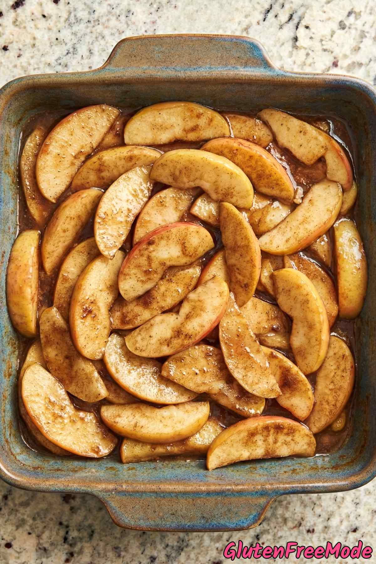 Gluten Free Apple Pecan Crisp Step 3