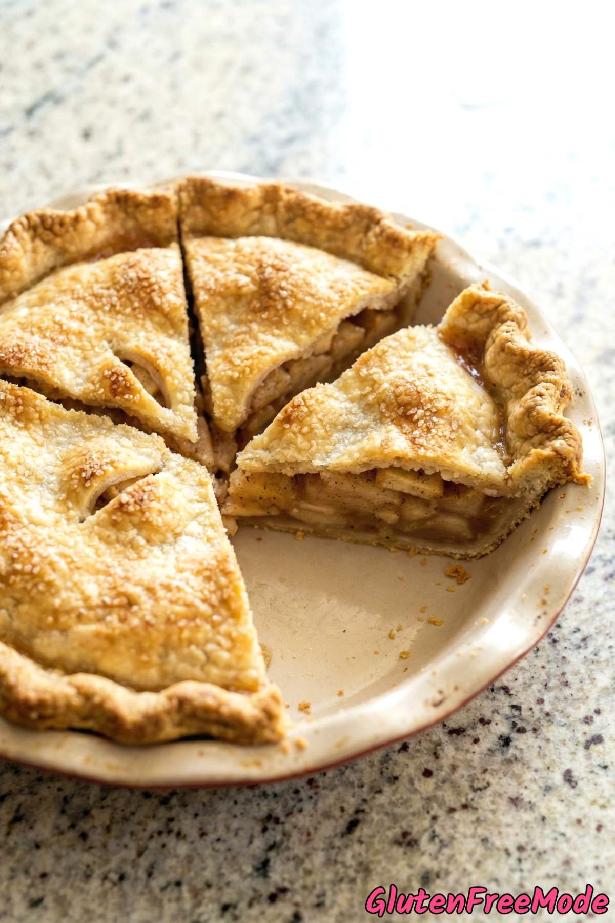 Wholesome gluten free apple pie dessert