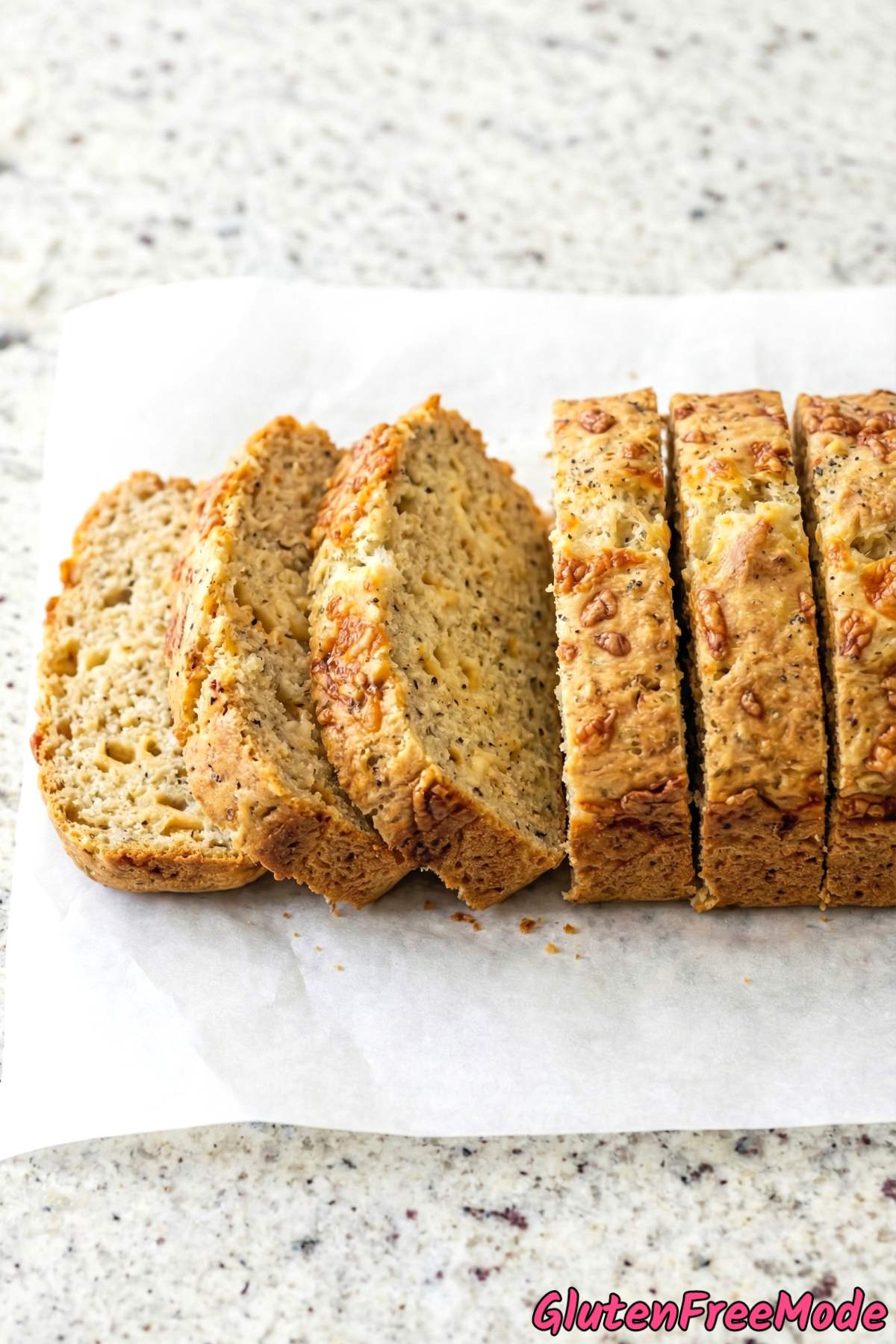 Fluffy gluten free asiago cheese bread