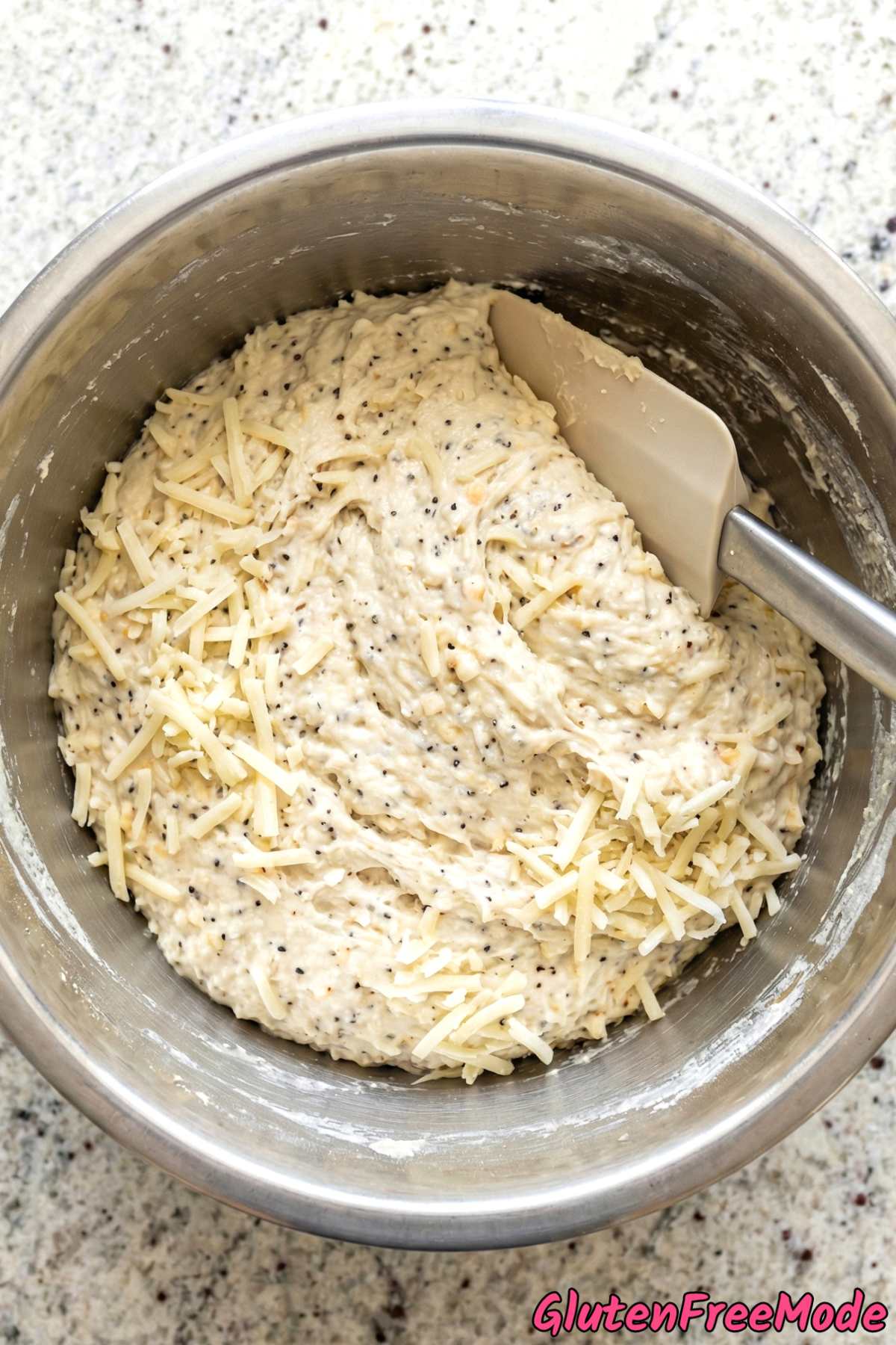 Gluten Free Asiago Cheese Bread Step 4