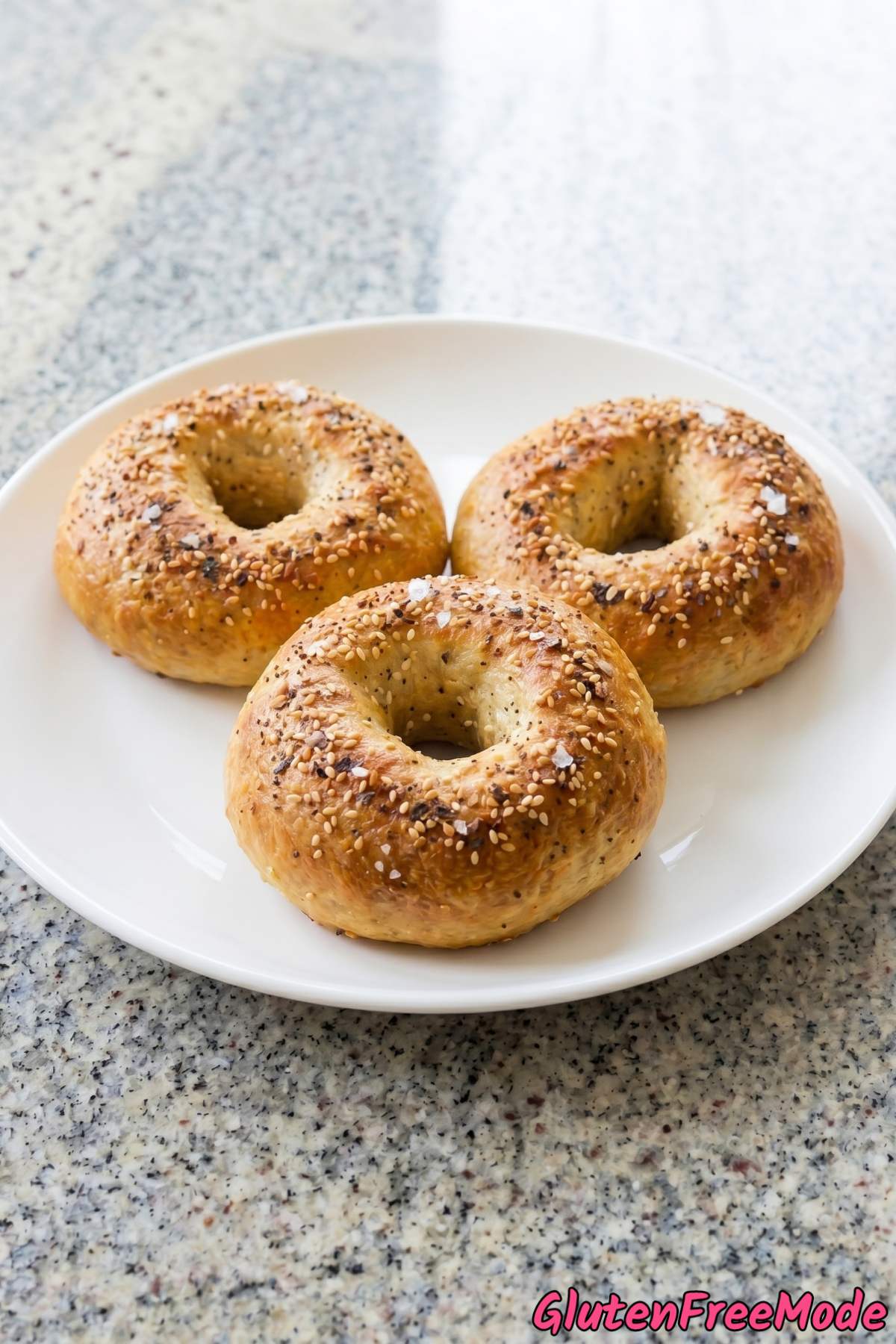 Soft and chewy gluten free bagels