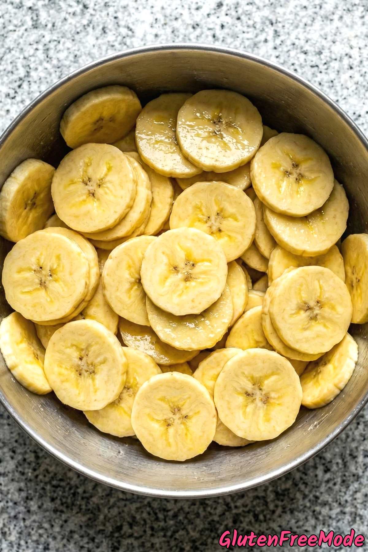 Gluten Free Baked Plantain Chips Step 3