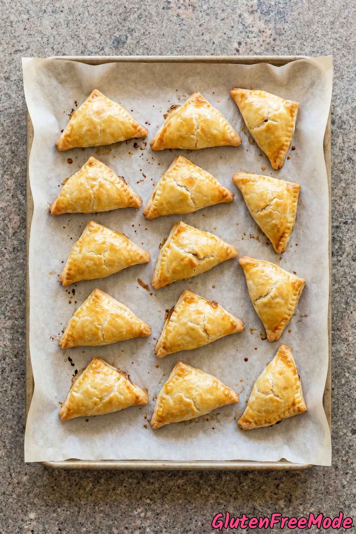 Irresistible golden gluten free baked samosas