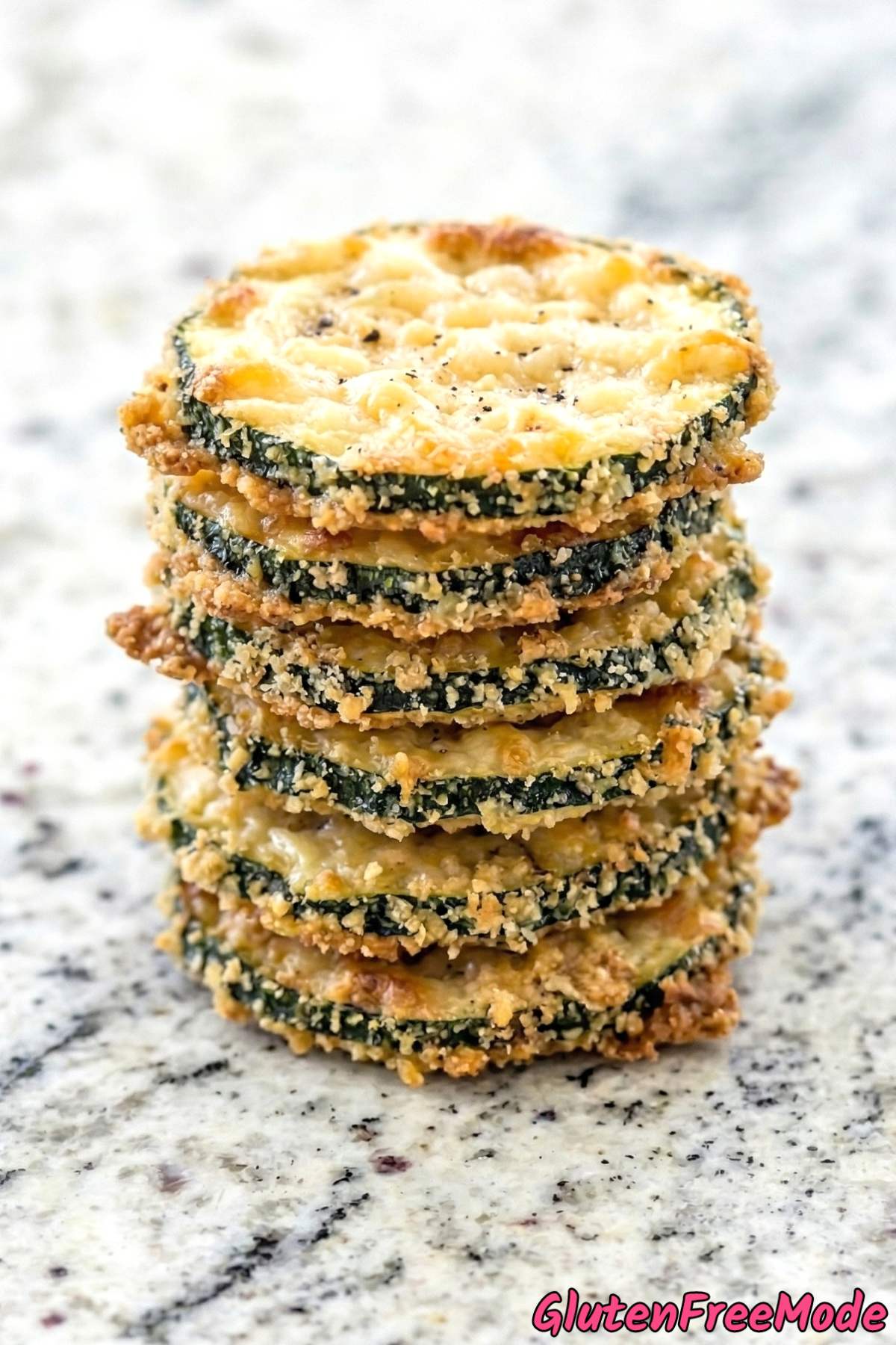 Perfectly baked gluten free zucchini crisps