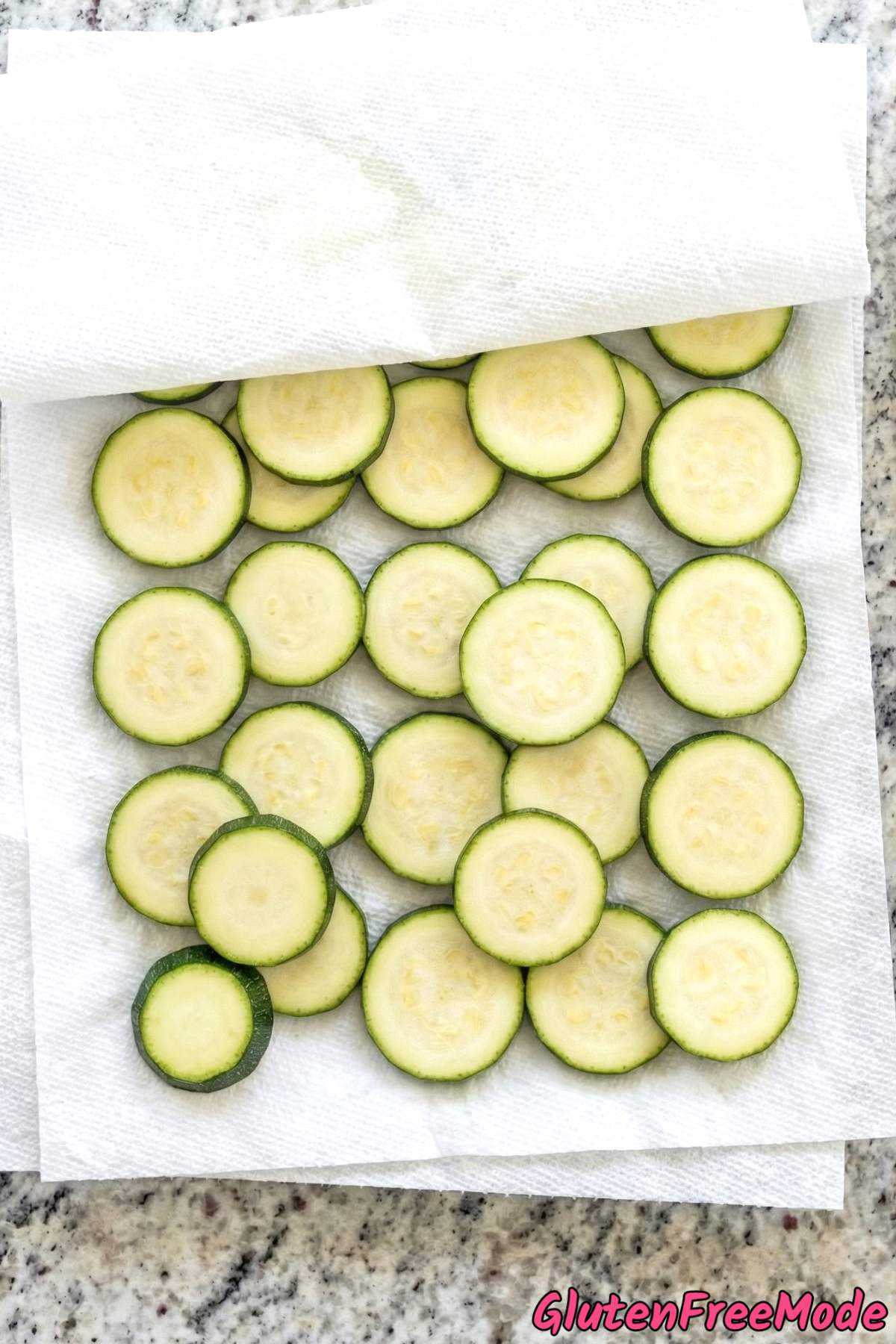 Gluten Free Baked Zucchini Crisps Step 2