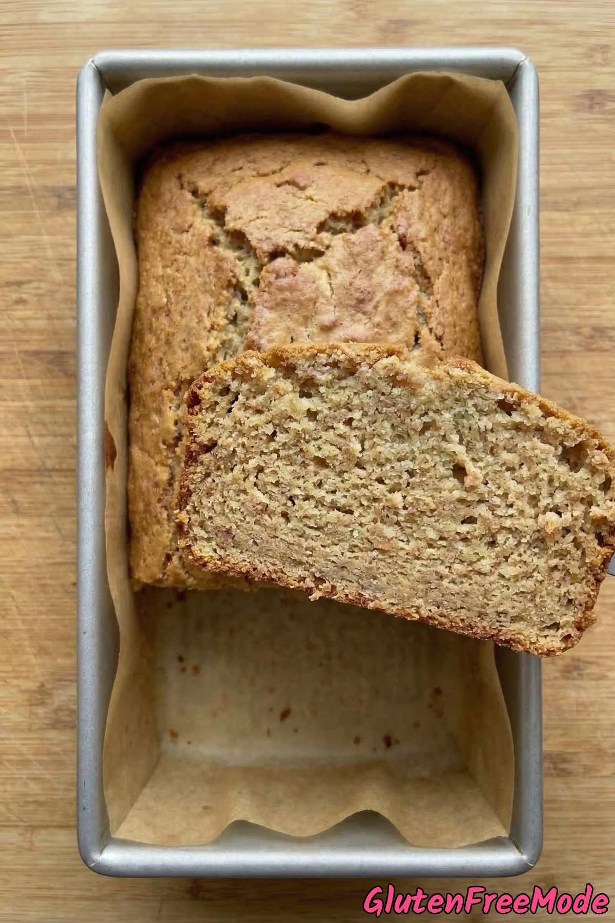 Wholesome gluten free banana bread