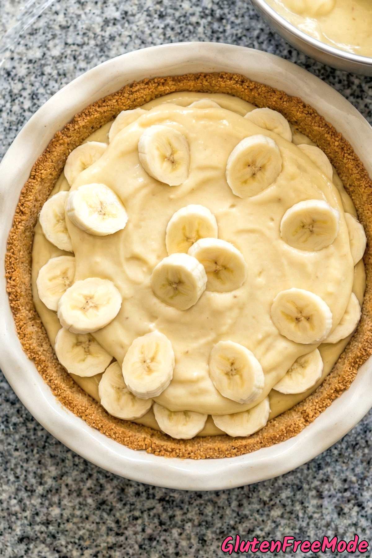 Gluten Free Banana Cream Pie Step 4