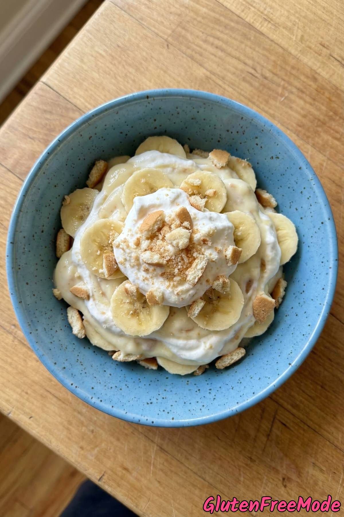 Rich gluten free banana pudding cups