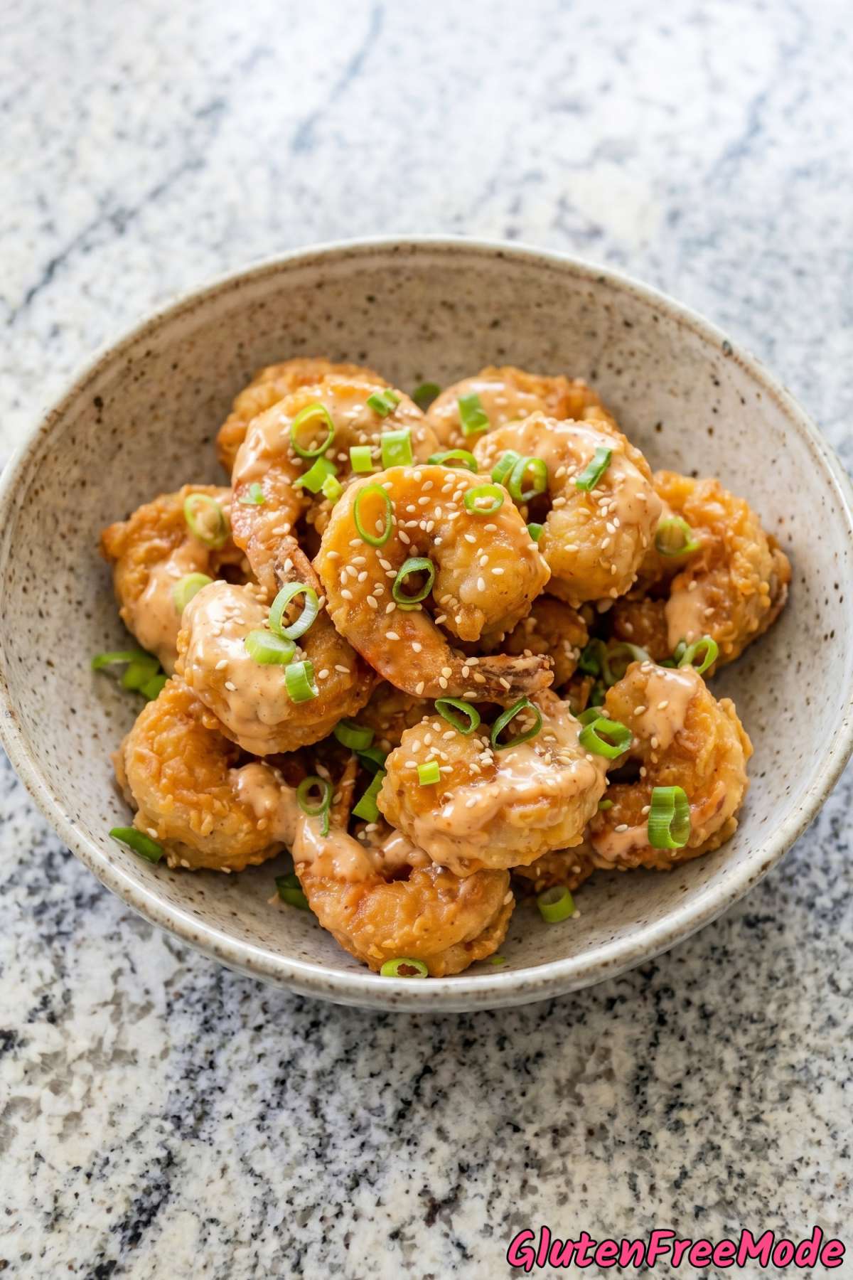Spicy gluten free bang bang shrimp