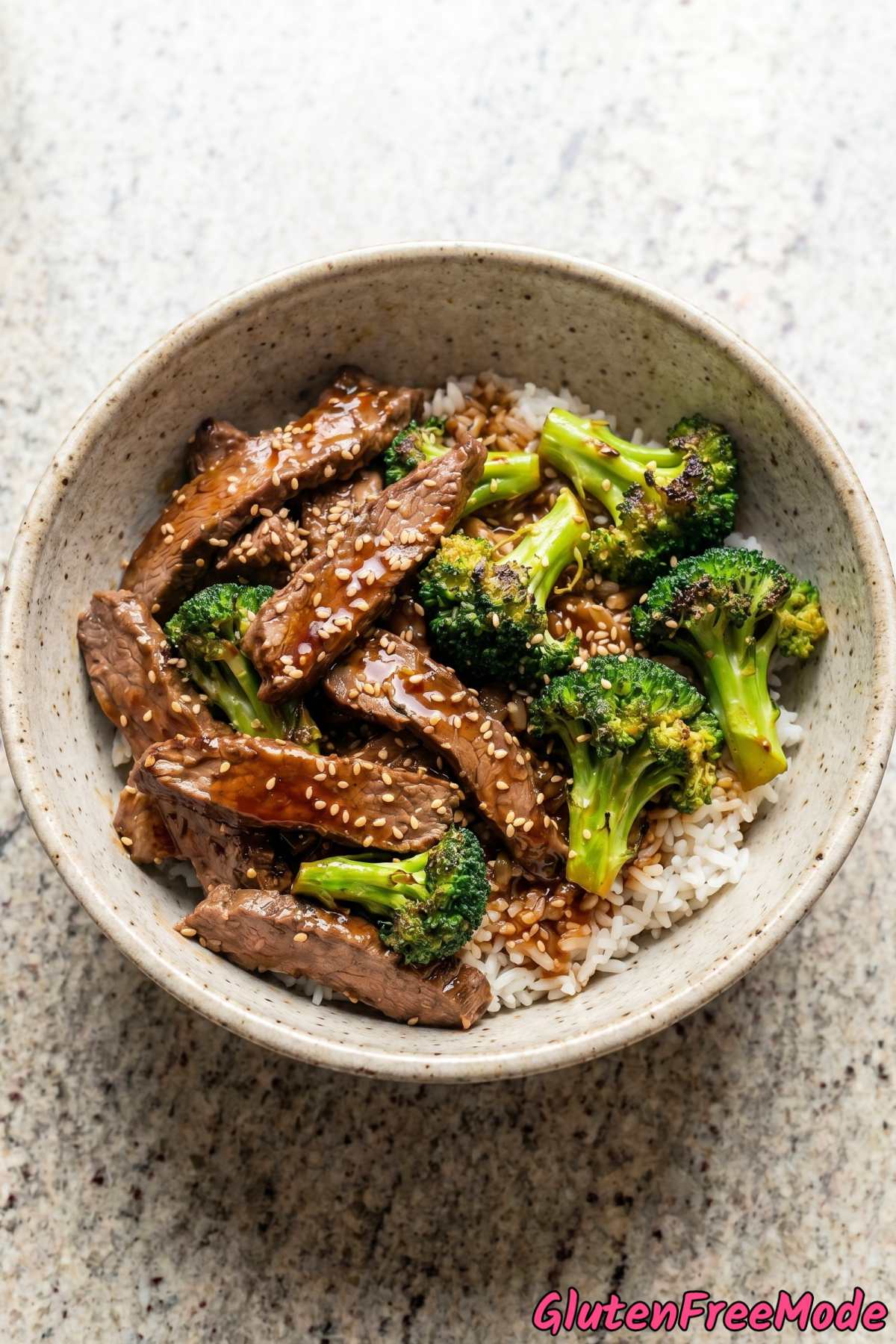 Wholesome gluten free beef & broccoli