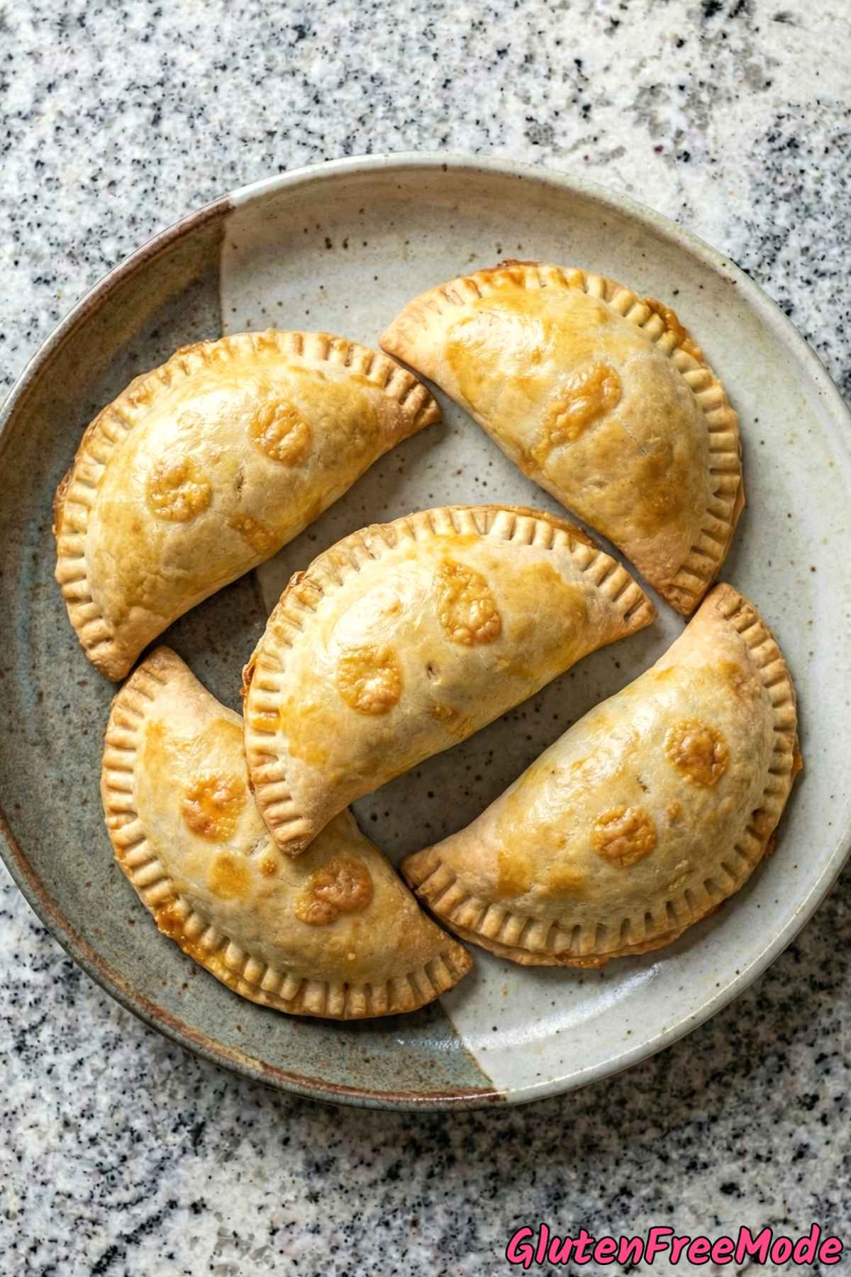Flavorful gluten free beef & cheese empanadas