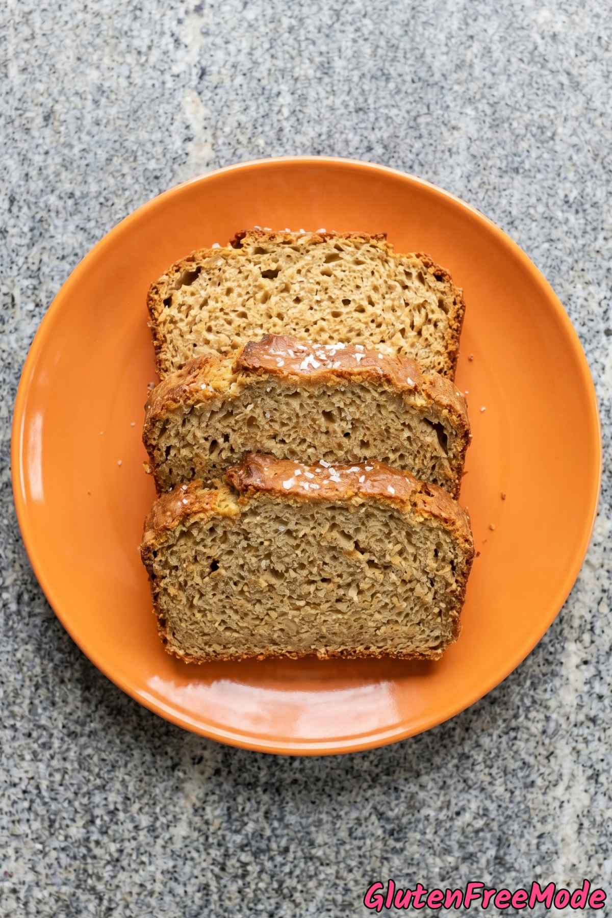 Hearty gluten free beer bread loaf