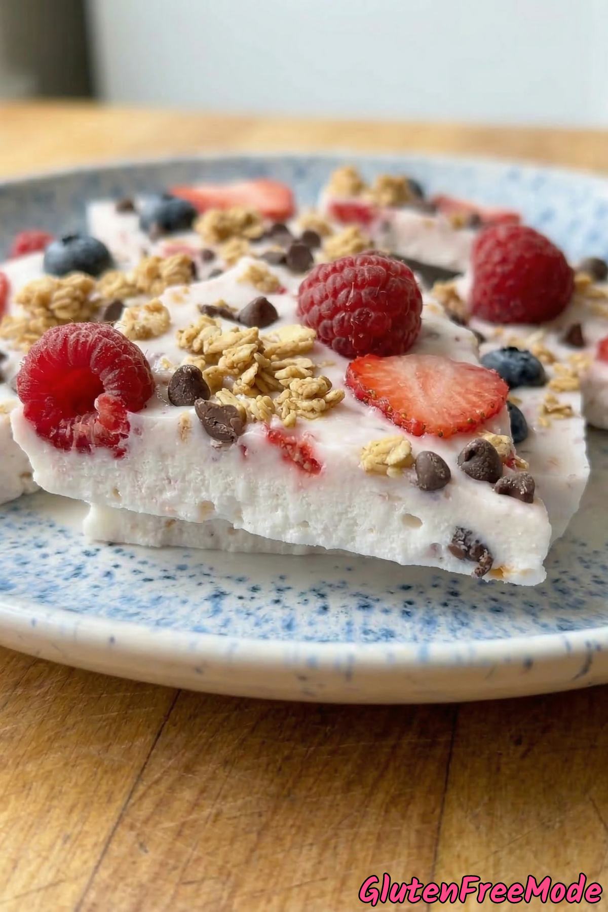 Gorgeous gluten free berry yogurt bark platter