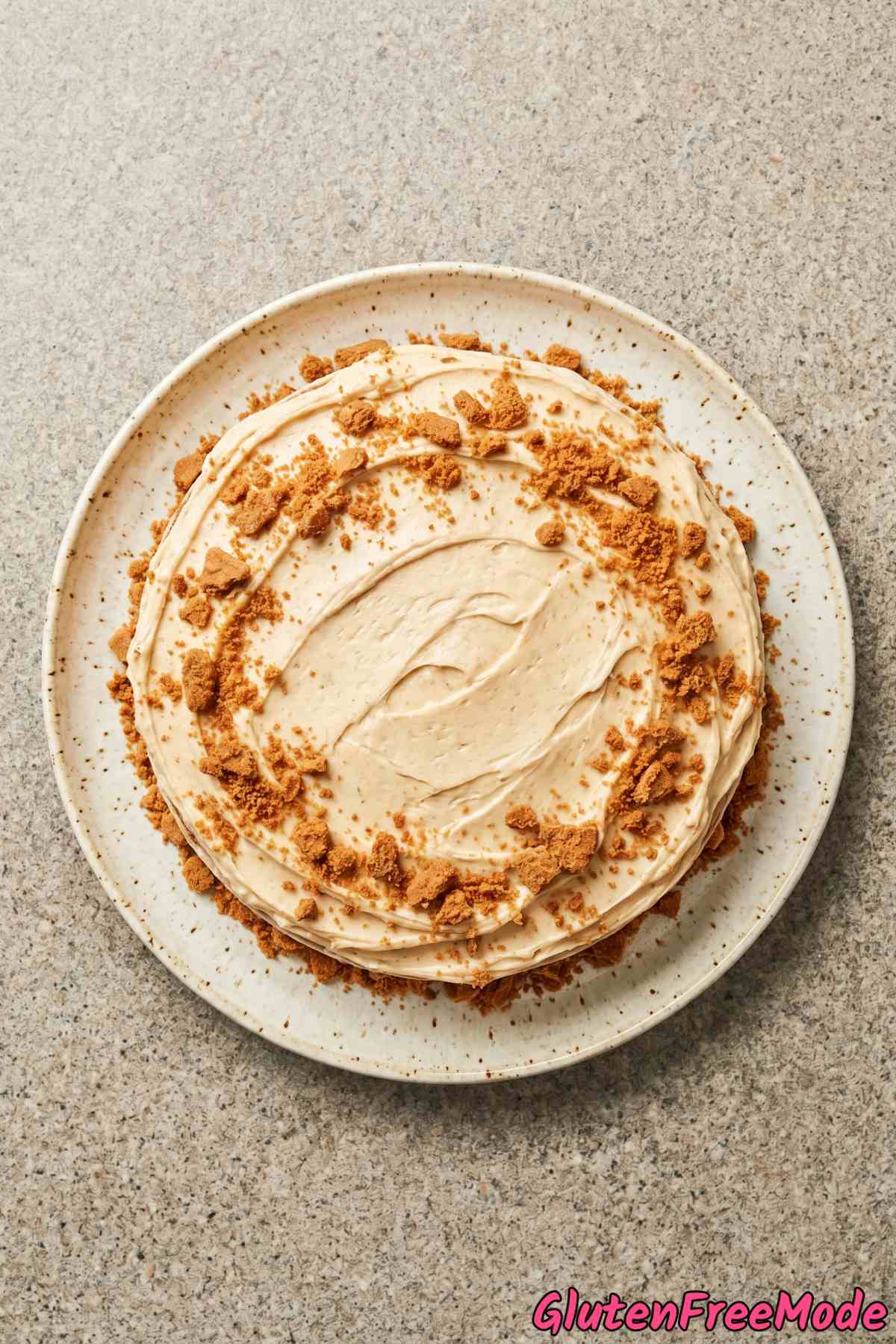 Luscious Biscoff cookie butter cake