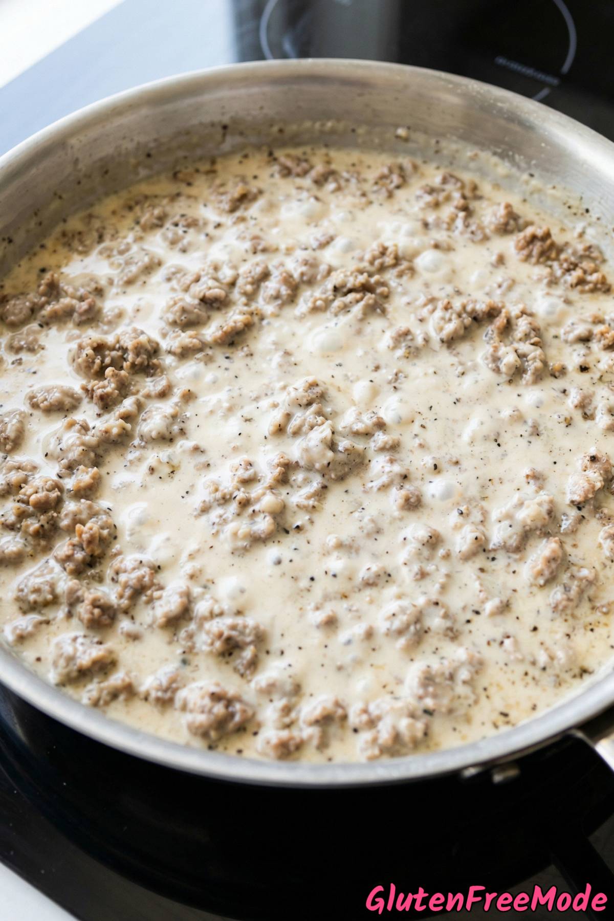 Gluten Free Biscuits & Sausage Gravy Step 4