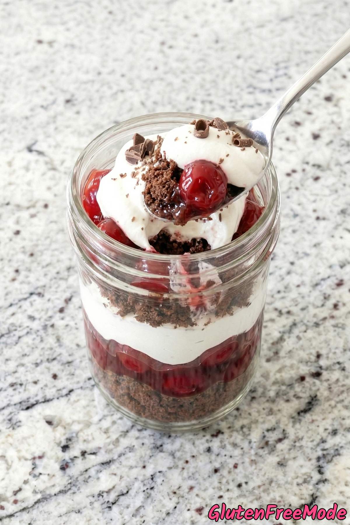 Luscious gluten free black forest trifles