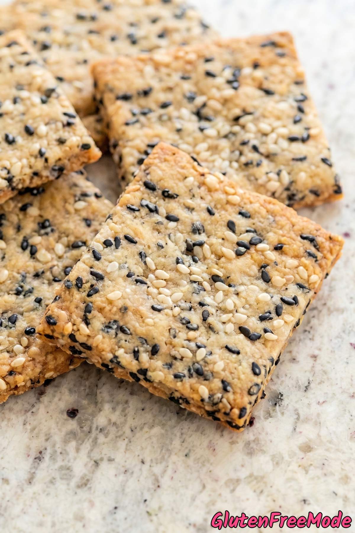wholesome black sesame crackers