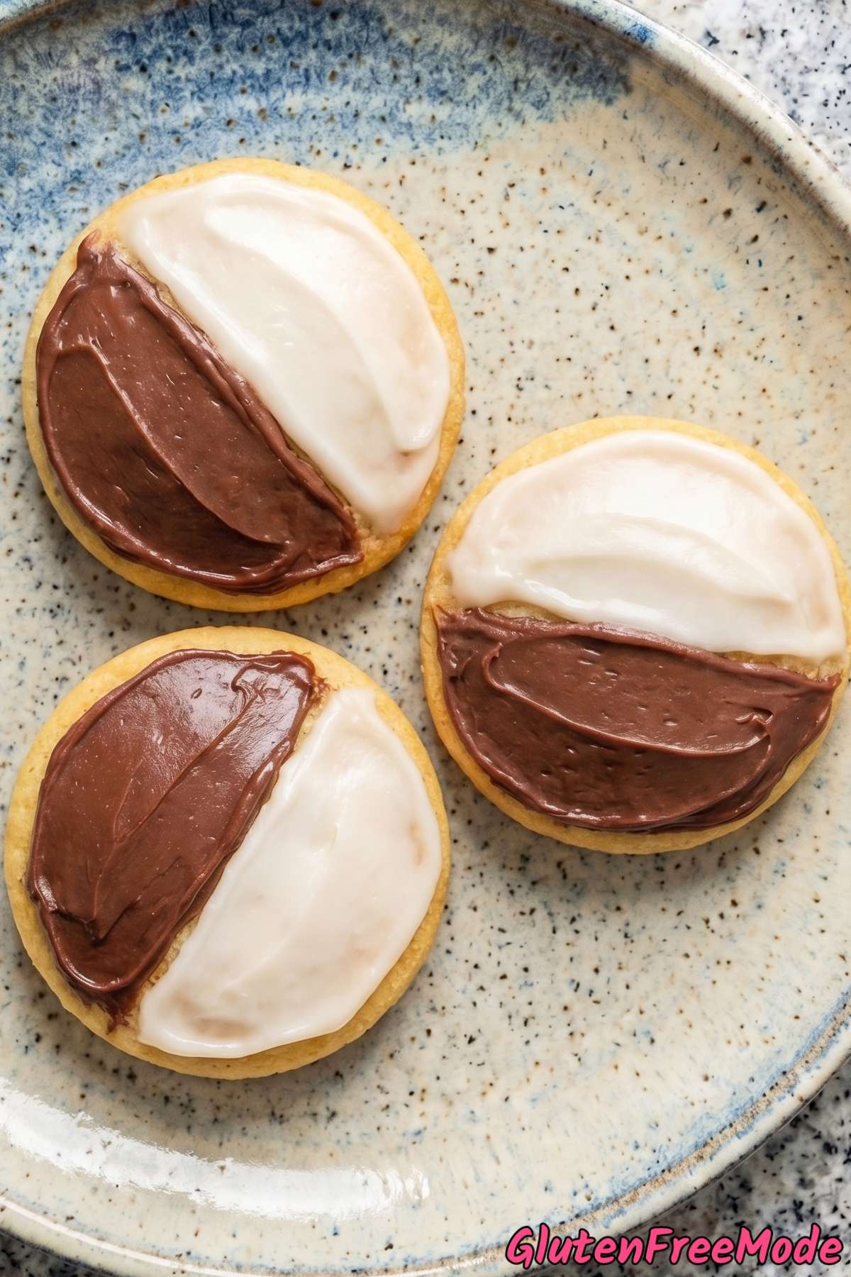 Irresistible gluten free black white cookies
