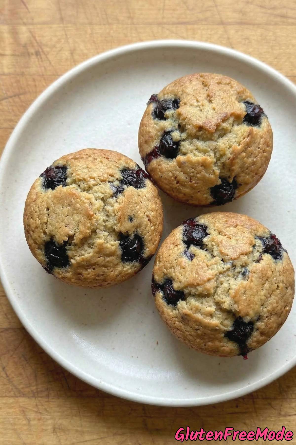 Fresh baked gluten free blueberry muffins