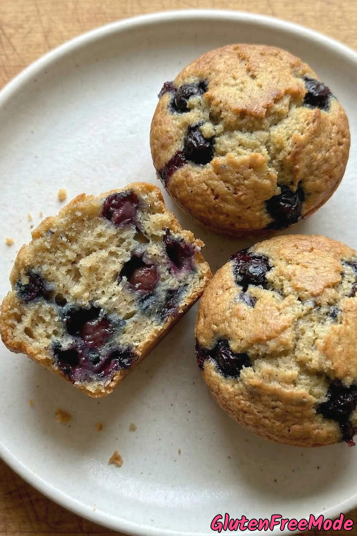 Irresistible gluten free blueberry muffins