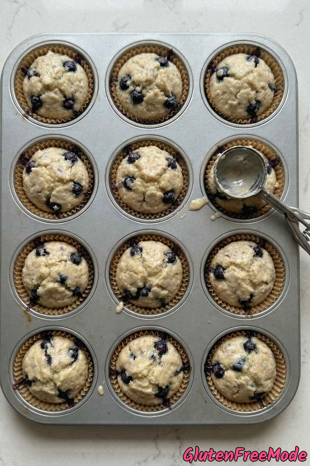 Gluten Free Blueberry Muffins Step 5