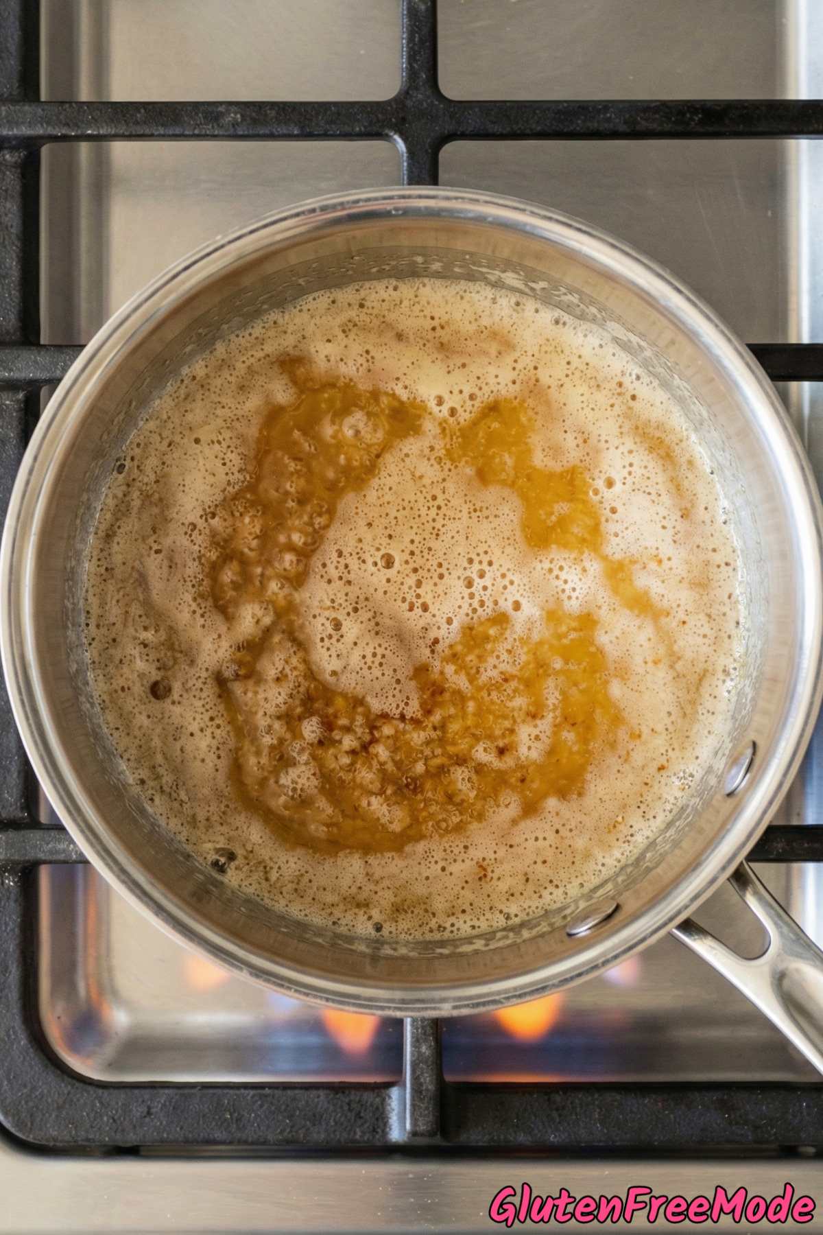 Gluten Free Browned Butter Mochi Cake Step 2