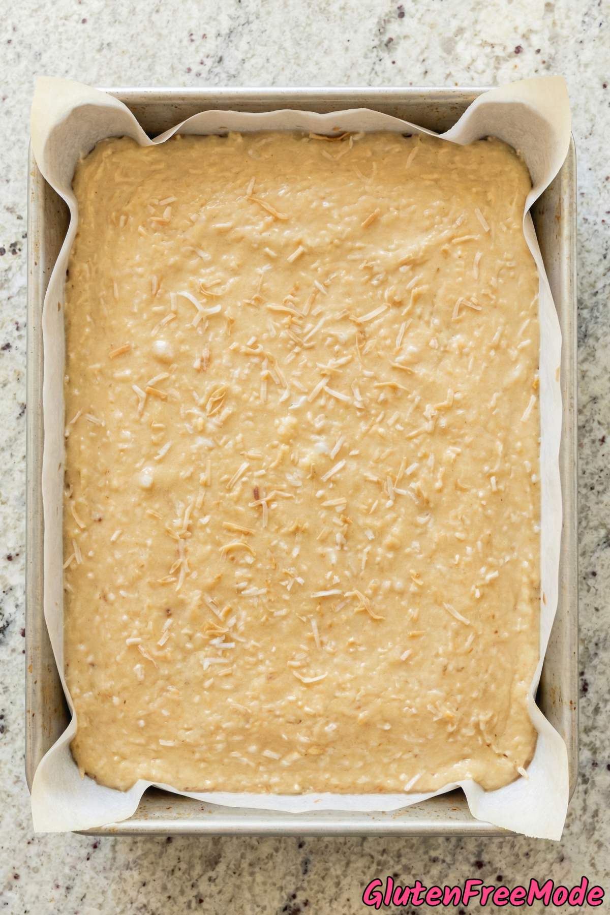 Gluten Free Browned Butter Mochi Cake Step 5