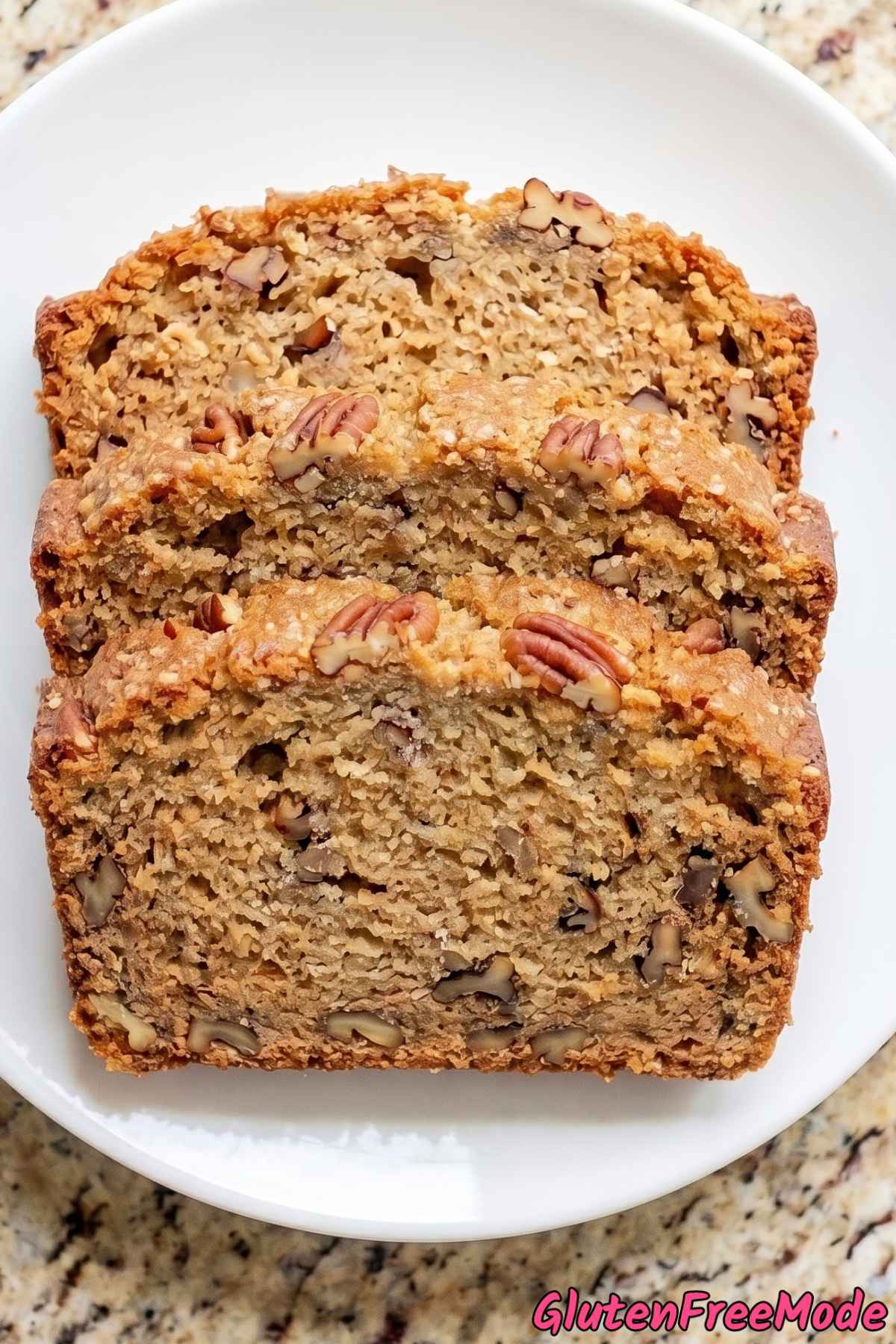 Tender browned butter pecan cookie bread