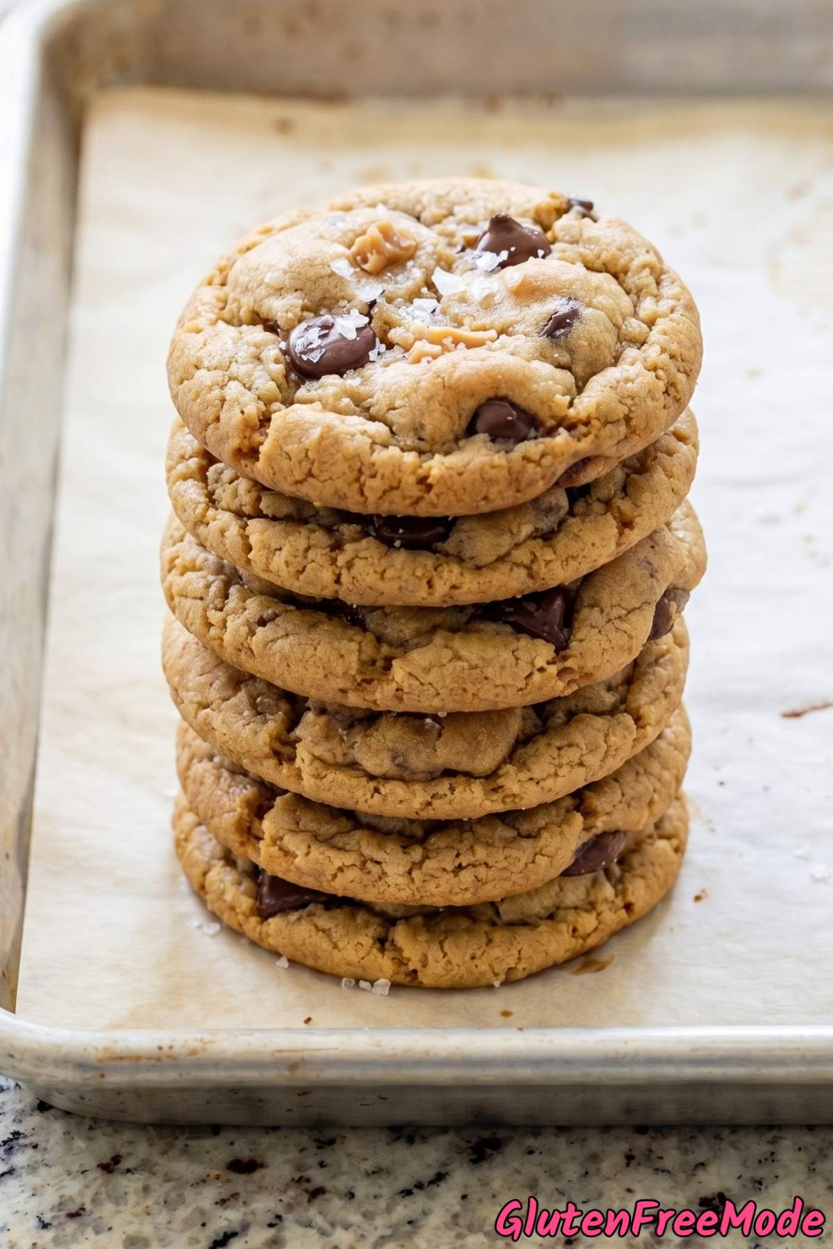 Irresistible gluten free browned butter toffee cookies