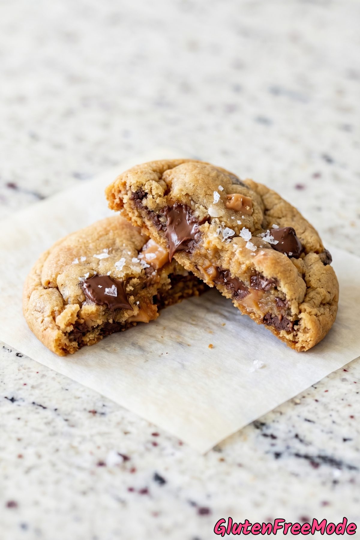 Golden browned butter toffee cookies gluten free