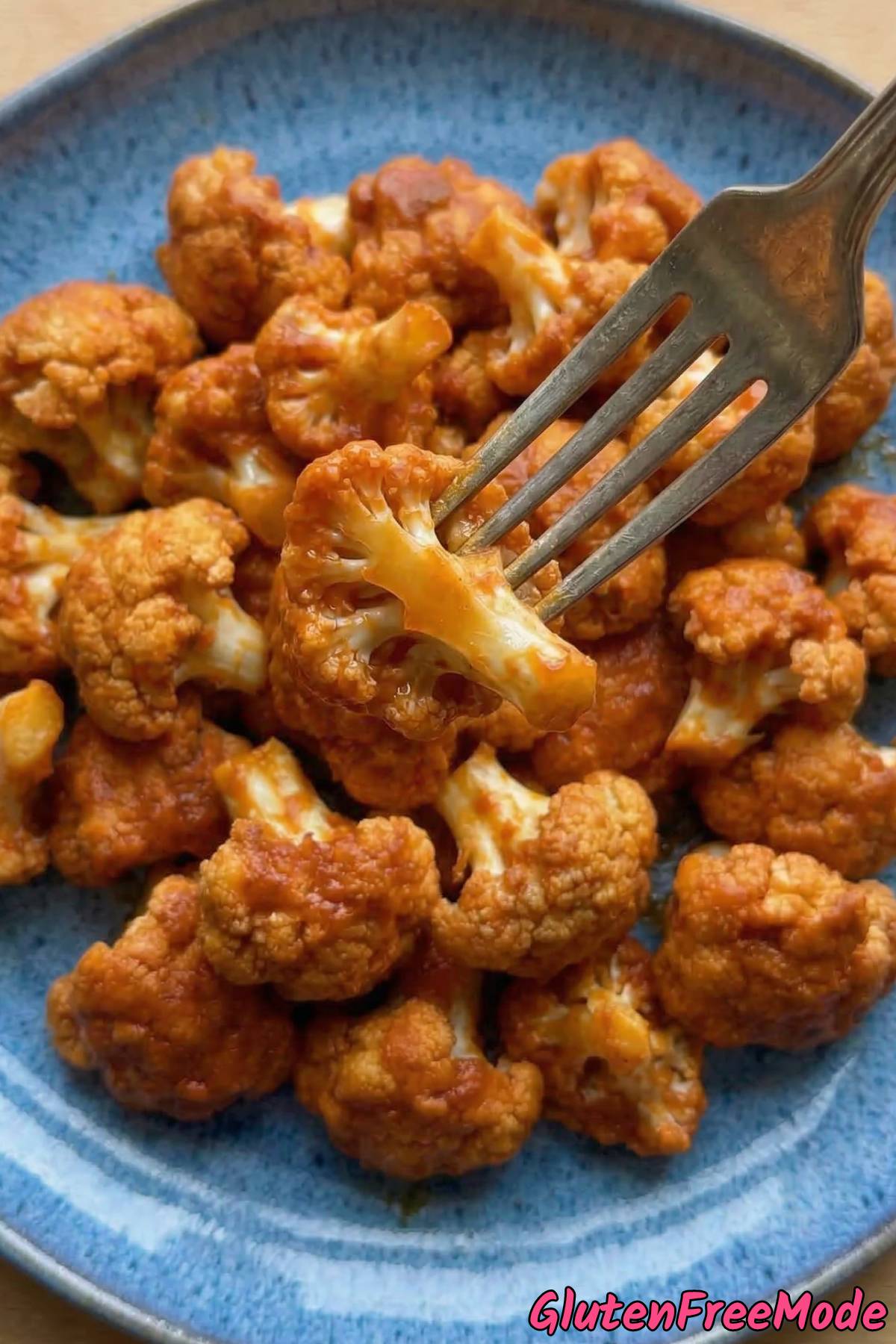 Savory gluten free buffalo cauliflower bites