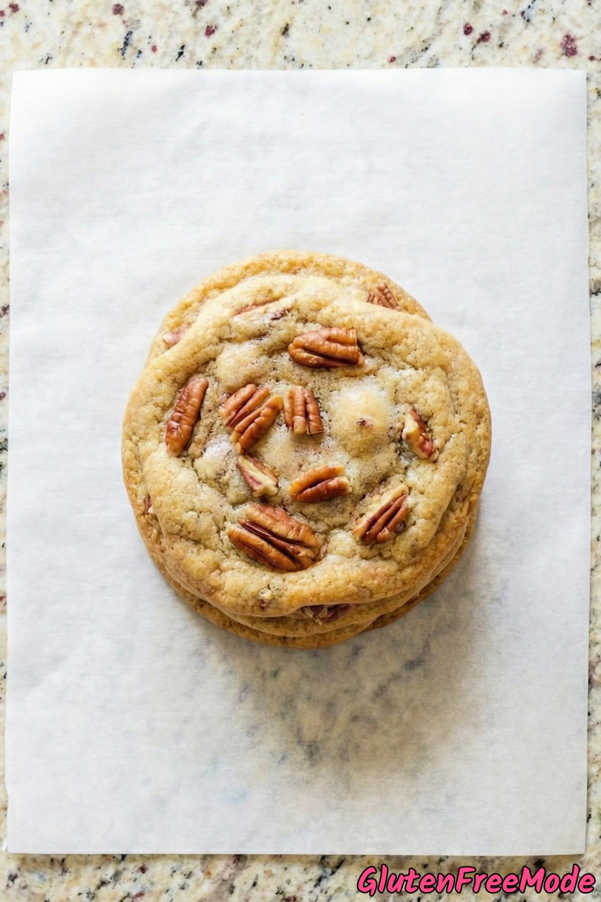 Tender gluten free butter pecan cookies