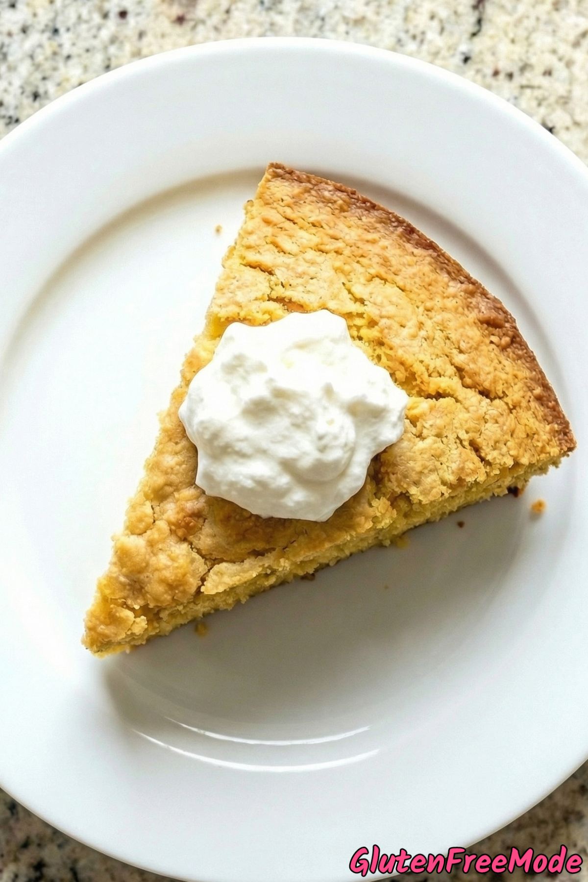 Tender gluten free buttermilk cornbread piece