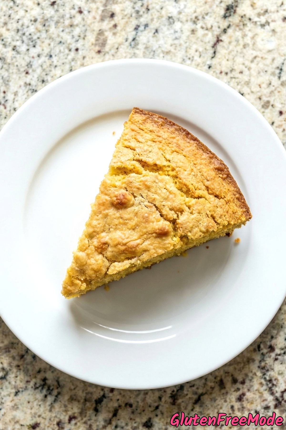 Rustic gluten free buttermilk cornbread loaf