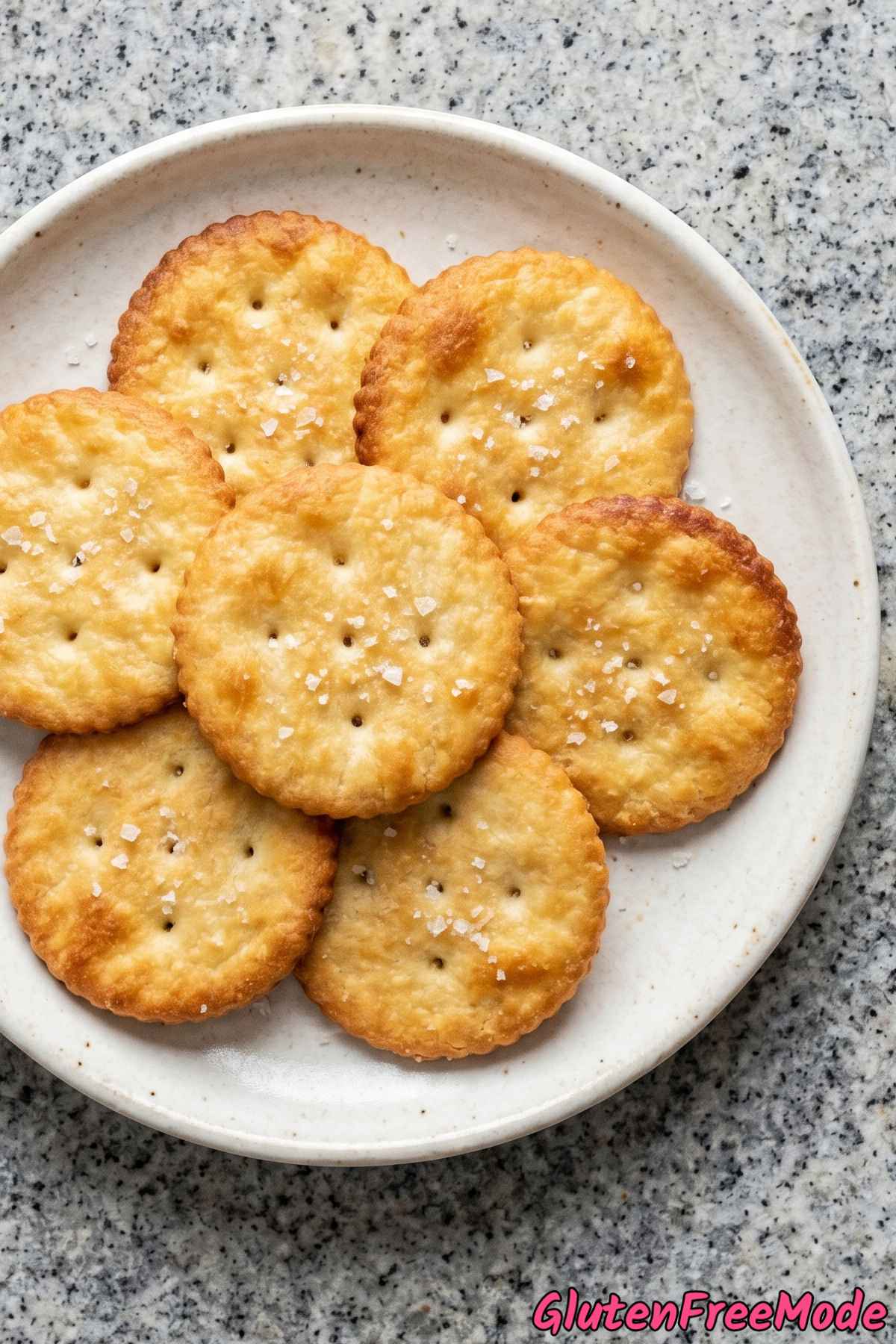 Simple gluten free buttery crackers