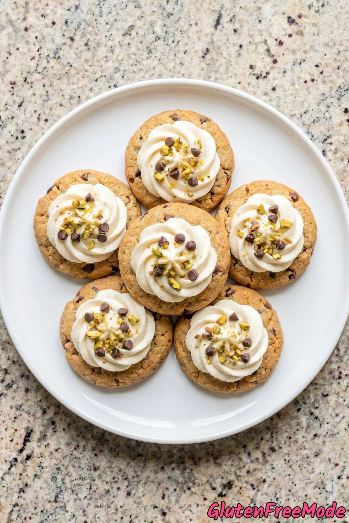 Sweet gluten free cannoli cookies with filling