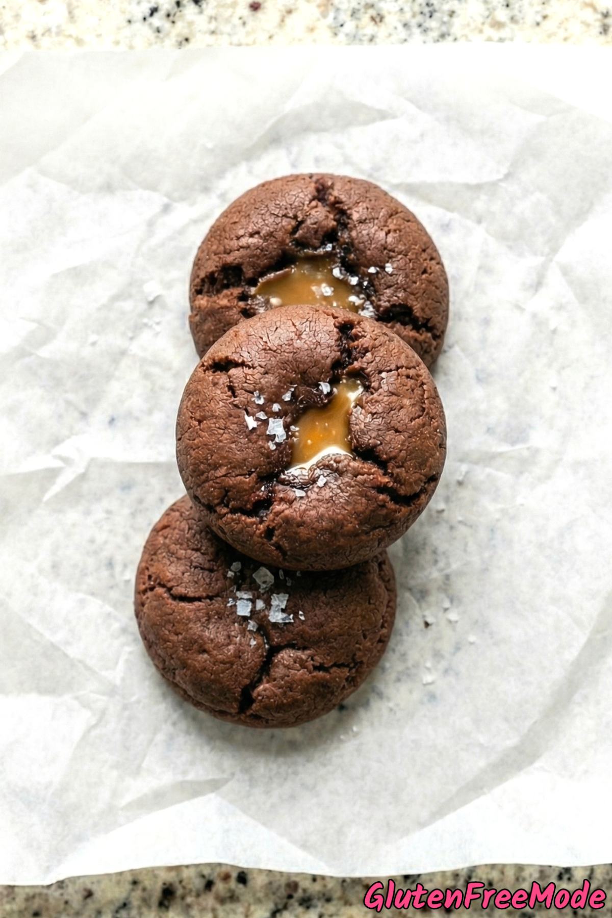 Best gluten free caramel stuffed chocolate cookies