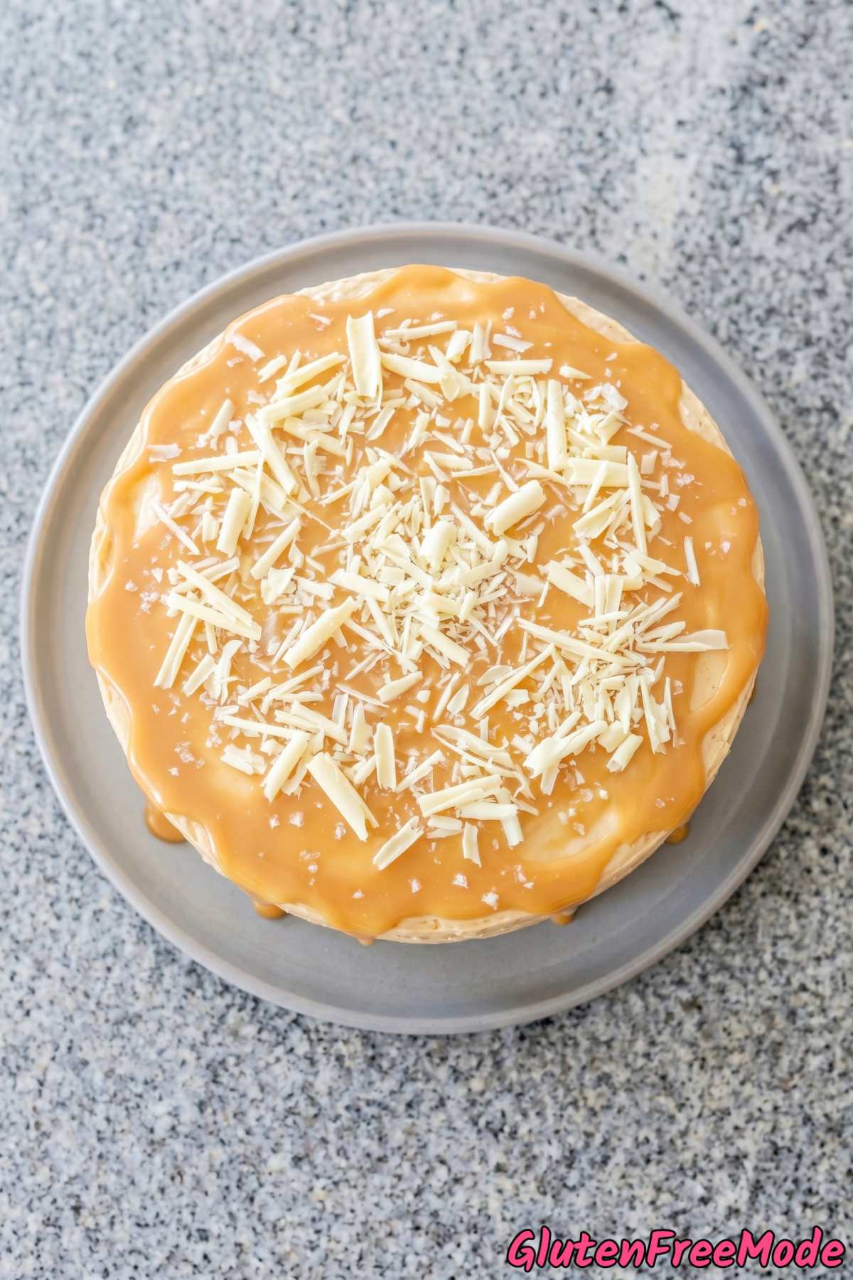 Creamy gluten free white chocolate layer cake