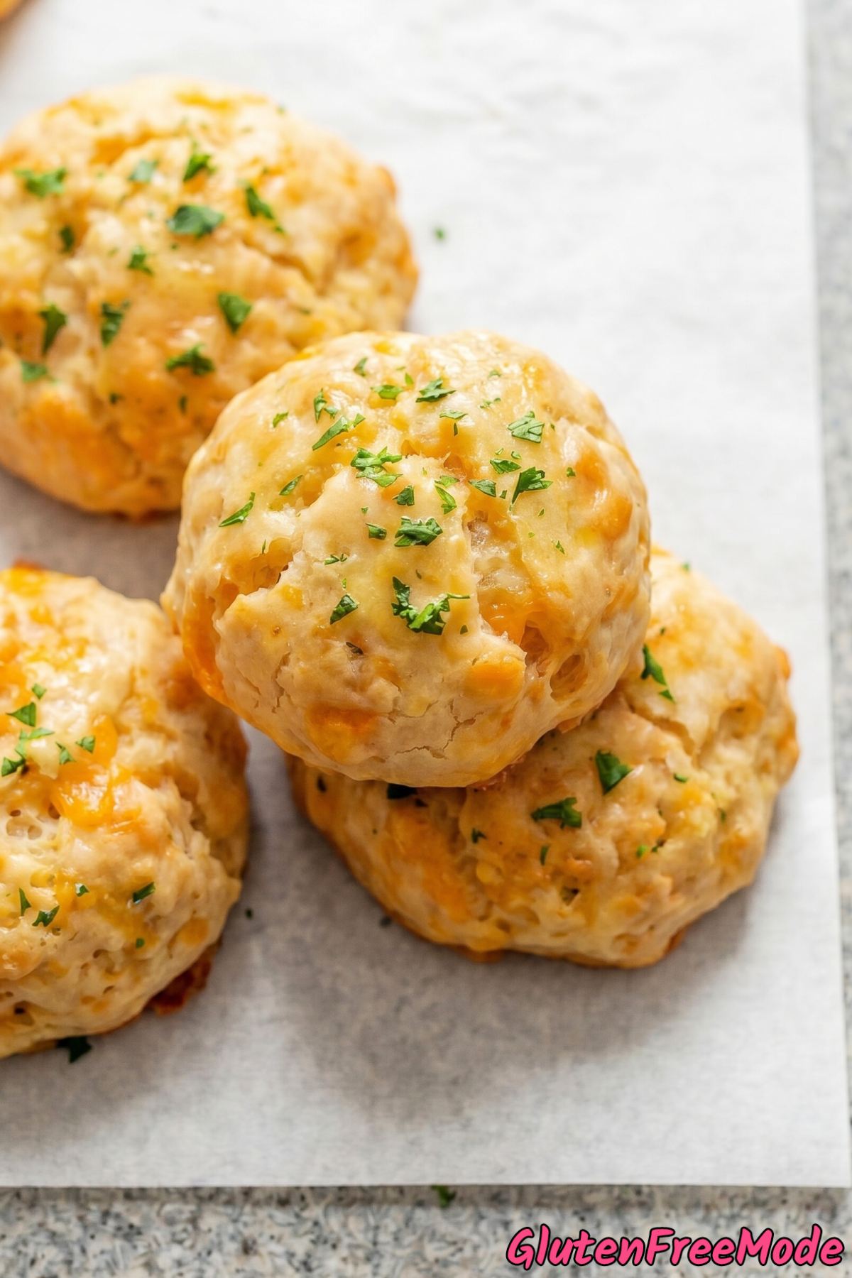 Homemade gluten free cheddar bay biscuit bites