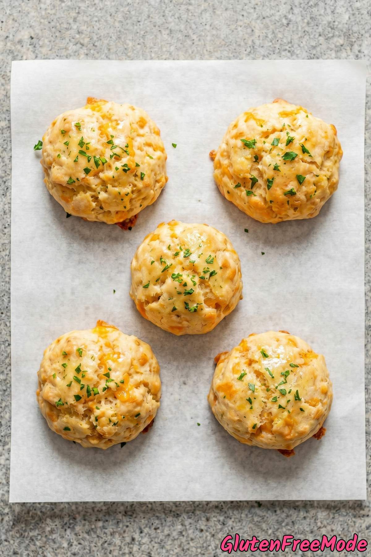 Golden gluten free cheddar bay biscuit bites