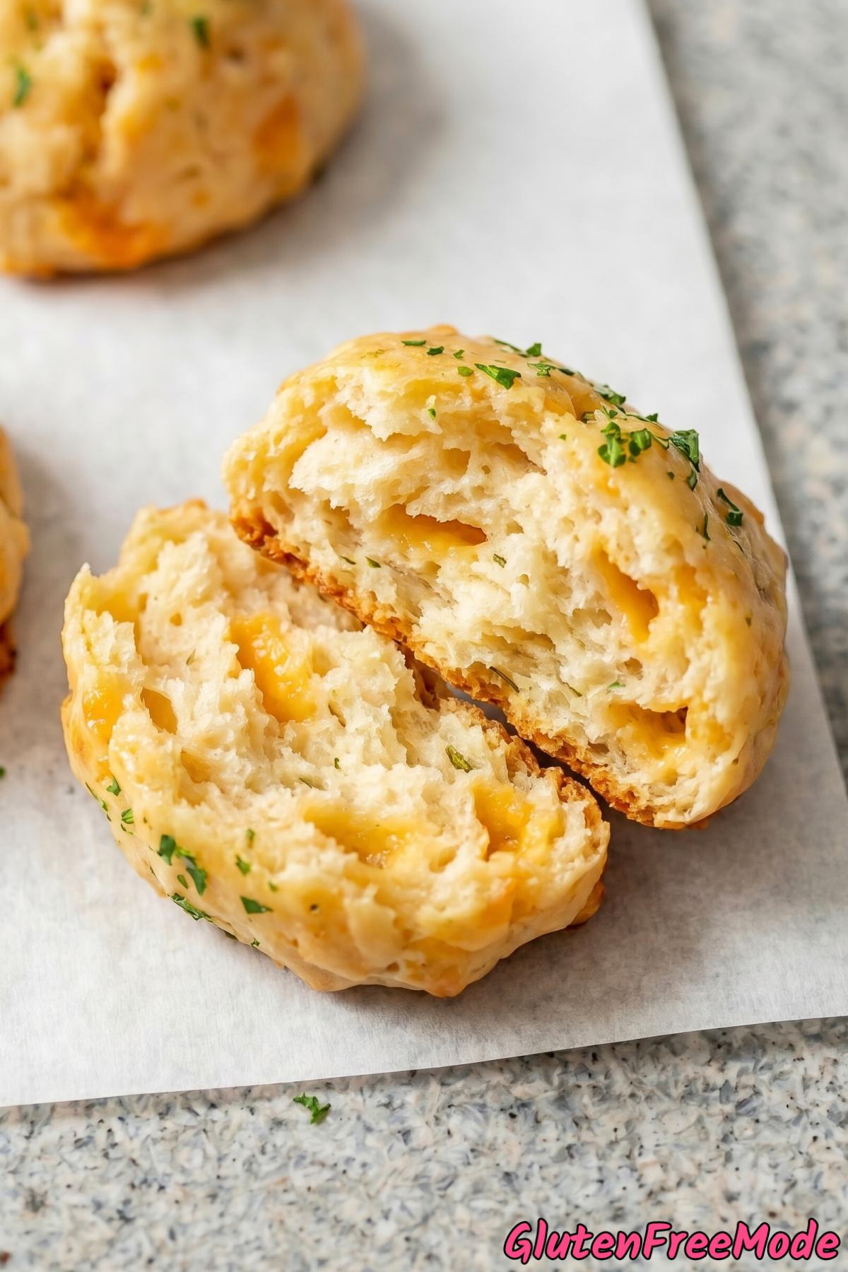 Savory gluten free cheddar bay biscuit bites