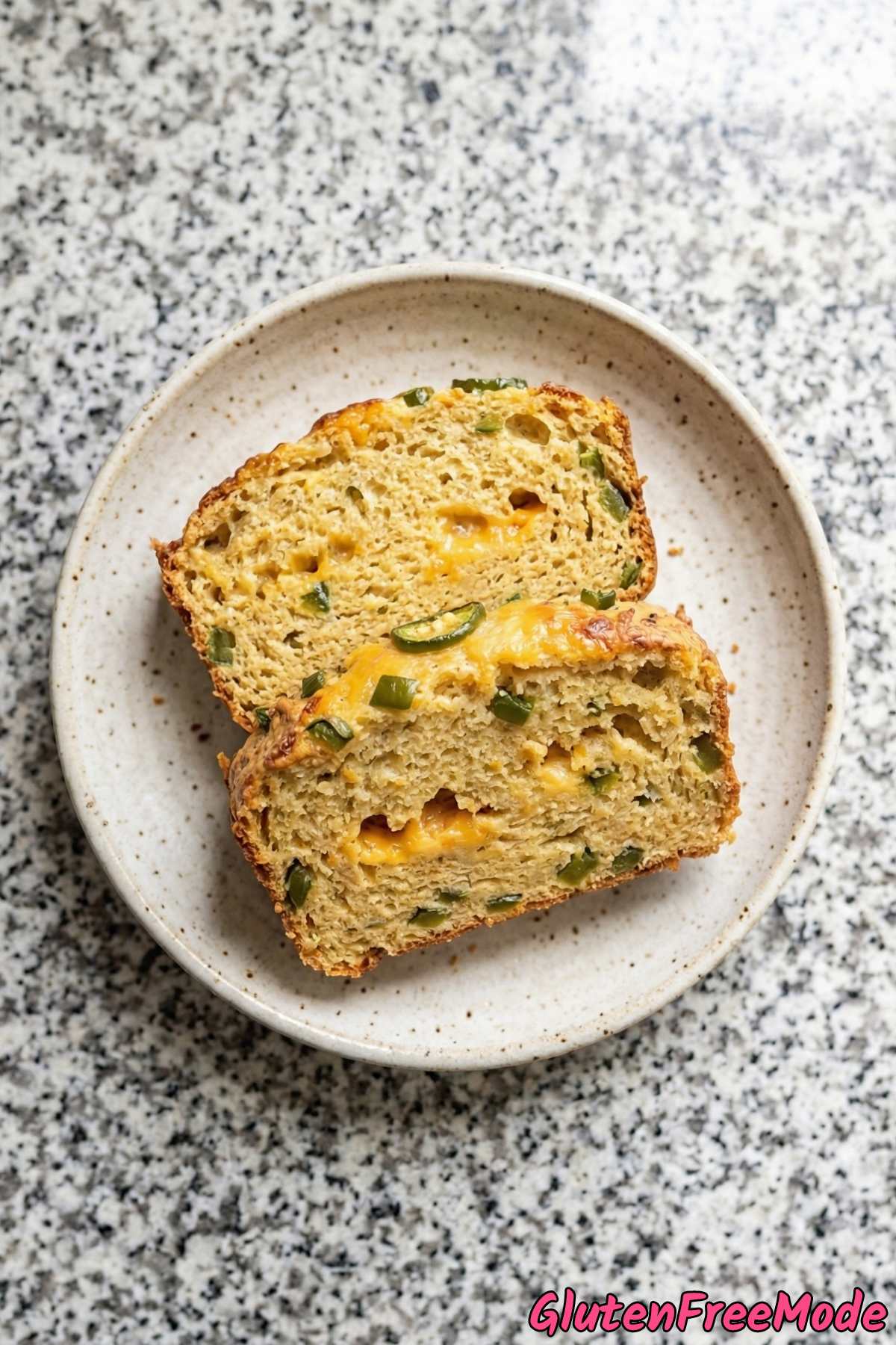 Fresh gluten free cheddar jalapeno bread