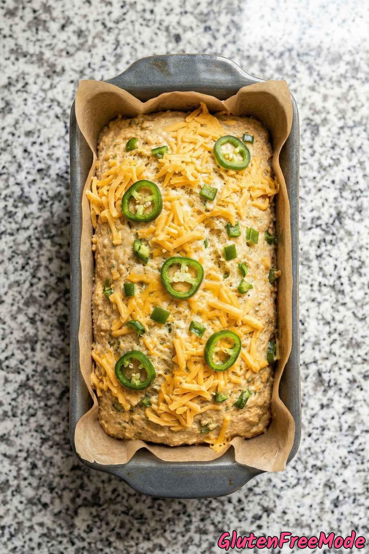 Gluten Free Cheddar Jalapeno Bread Step 5