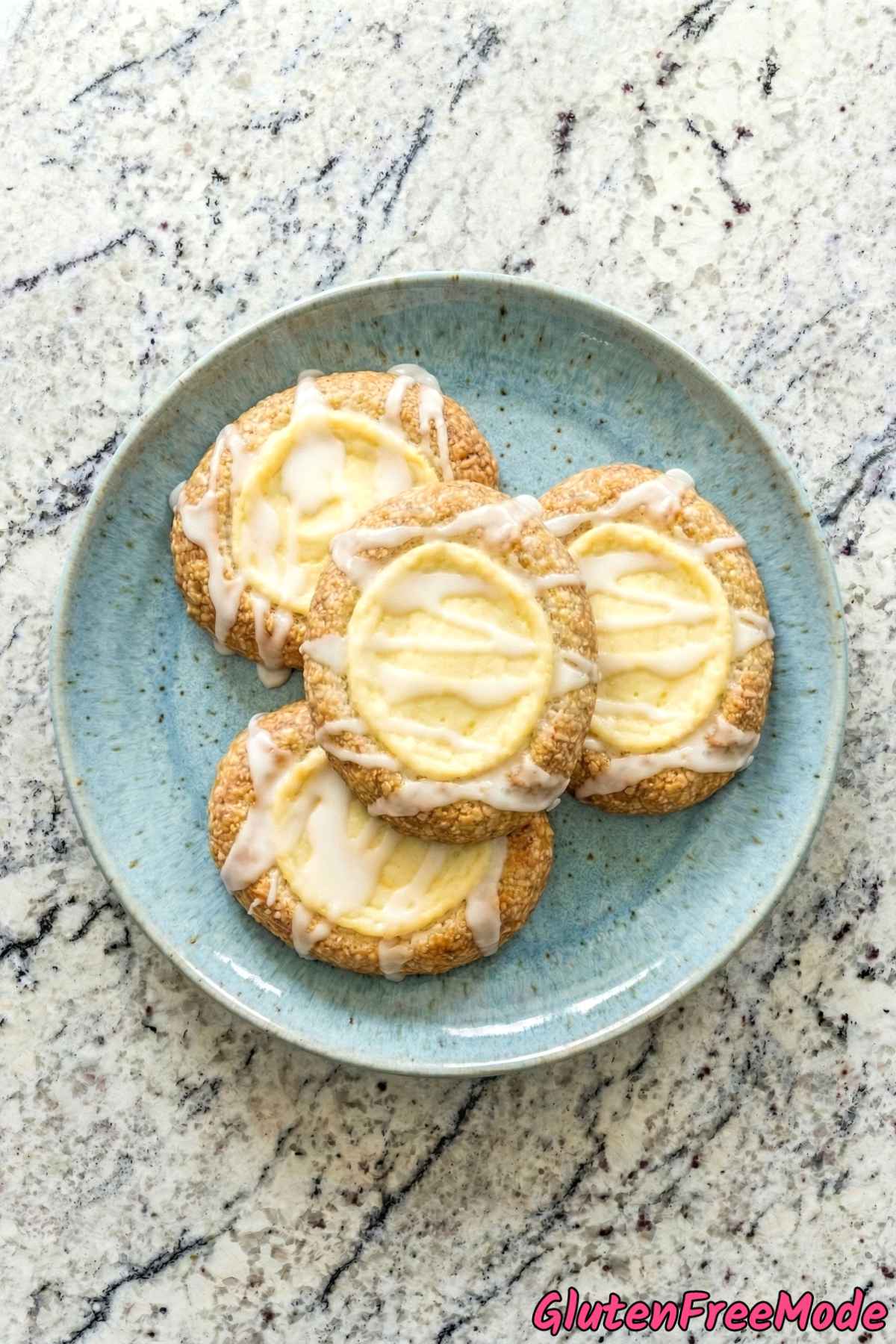 Irresistible gluten free cheese danish pastry