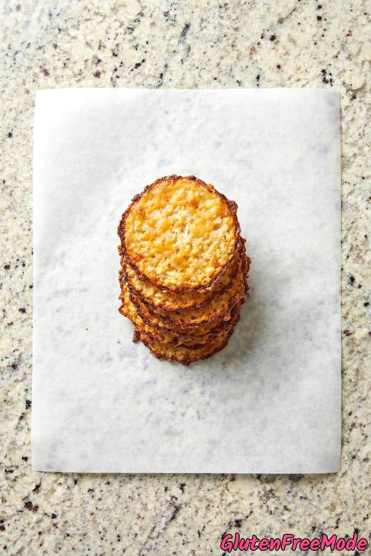 Simple gluten free cheesy cauliflower crisps
