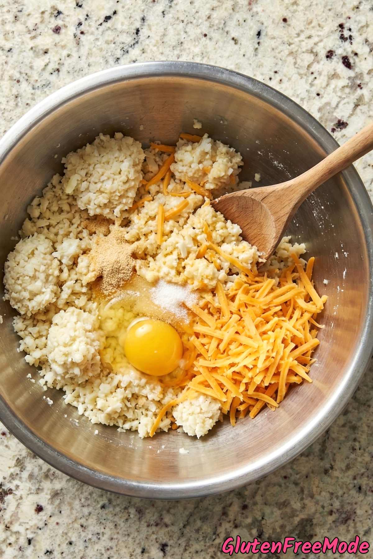 Gluten Free Cheesy Cauliflower Crisps Step 3